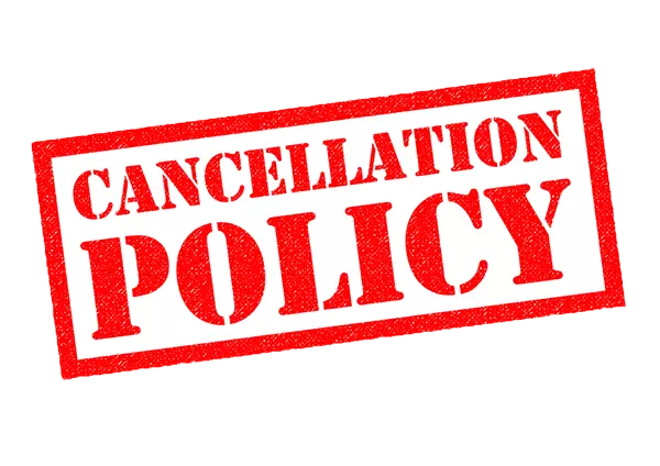 cancellation policies